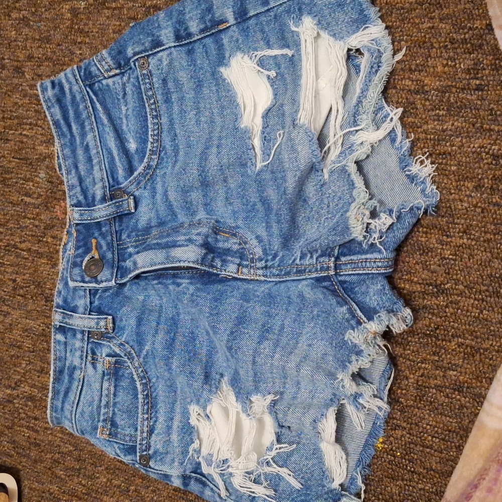 Crossover Jean shorts